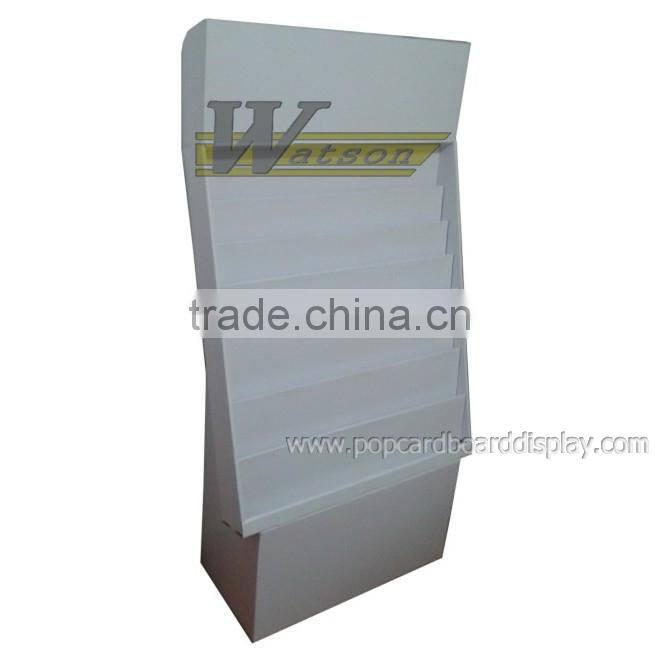 Christmas cards customized corrugated paper POS display racks