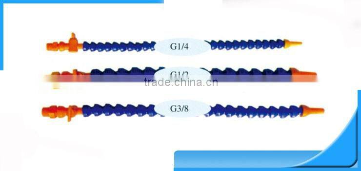 Adjustable plastic cooling tube with magnetic base