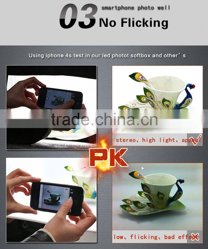 40cm*40cm LED video light box Studio Video Lighting boxfor Photography with dimmer switch