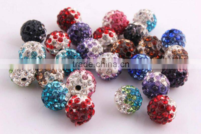 Light Amethyst Color 8mm to 20mm AAA Quality Wholesales Colorful Clay Crystal Rhinestone Beads for Necklace Jewelry Fashion