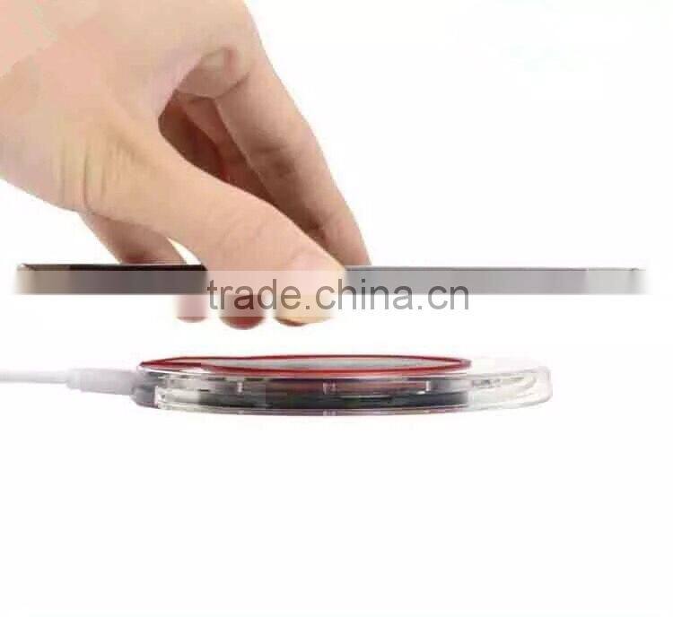 2016 New Product Qi Wireless Charger wireless charging pad for Samsung Galaxy S6 / S6 Edge