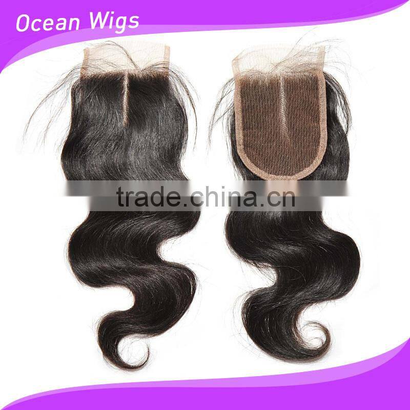 virgin hair bundles with lace closure, body wave, natural color