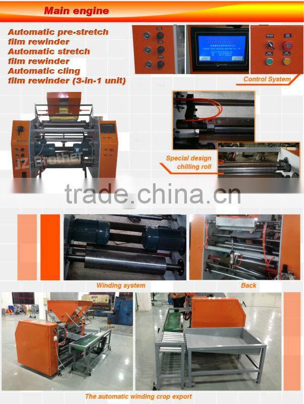 new style stretch film slitter rewinder