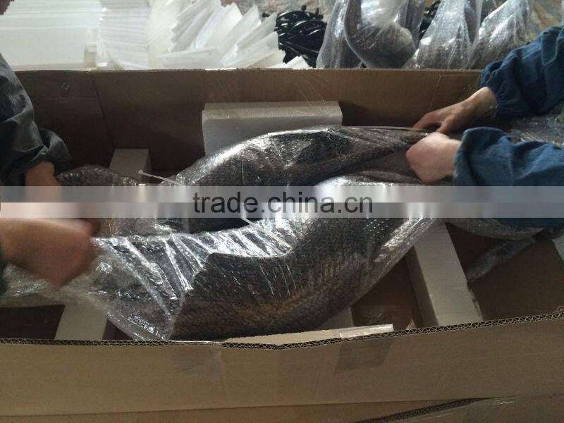 43 Inch Sculptured Cranes in Bronze Finish