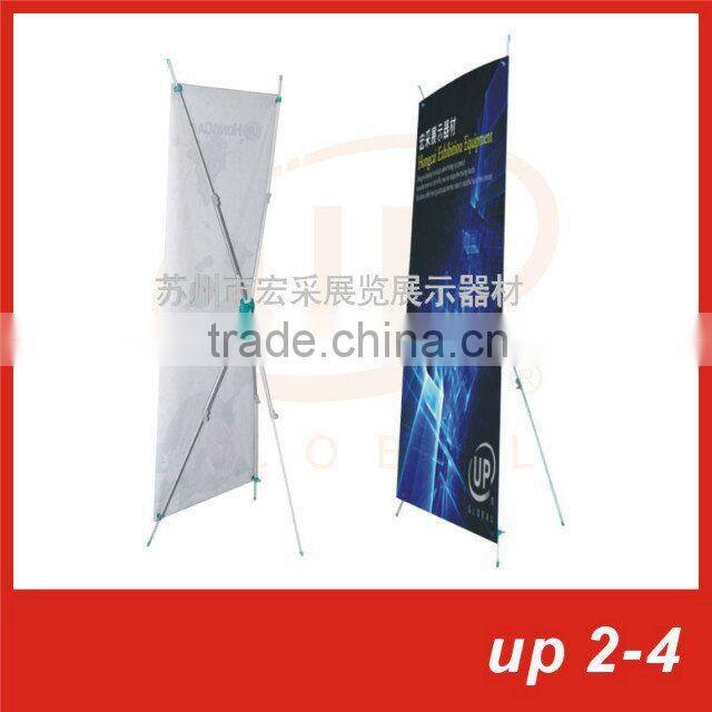 20*42cm Desktop Mini X Stand Banner for Advertising