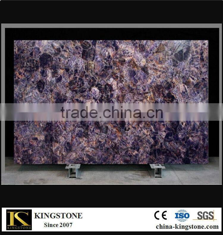 Black gemstone wall