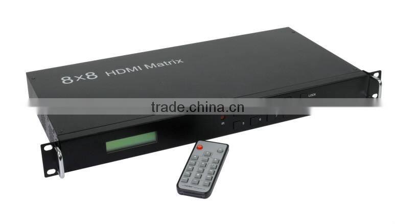 HDMI Matrix 8x8 with RS232 & IR remote