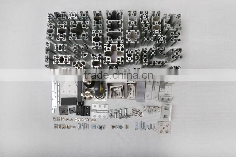 silver color 4080 aluminum profile