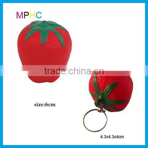 Promotional Anti stress Toy Ball Star shaped Squeeze ball Keychain