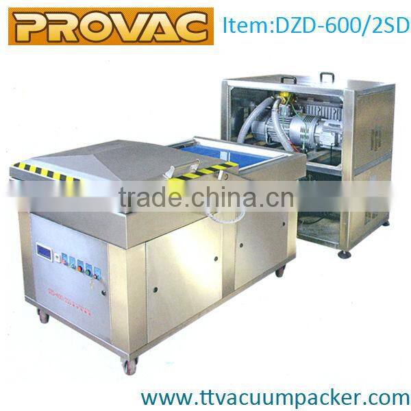 vegetable double chamber automatic pendulum cover plastic sealing or hand held vacuum packing machine with CE certificate