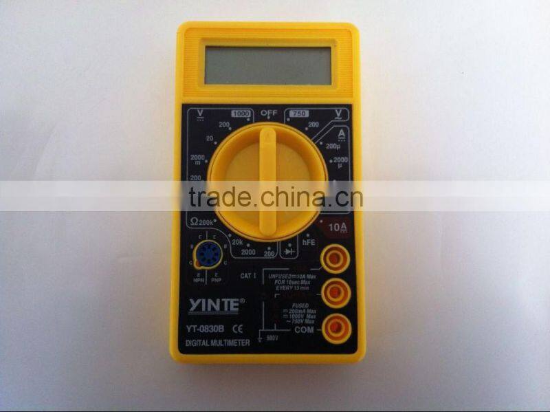 China factory Professional 830B digital multimeter/universal meter with test probe
