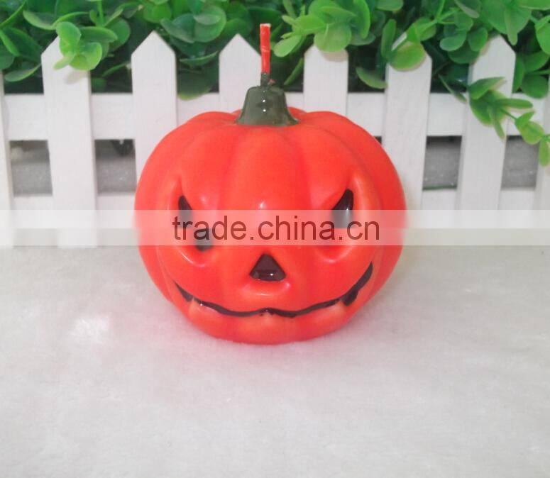 Decorative Halloween Pumpkin Candles
