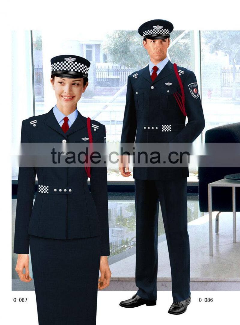 custom security guard coat sets clothing