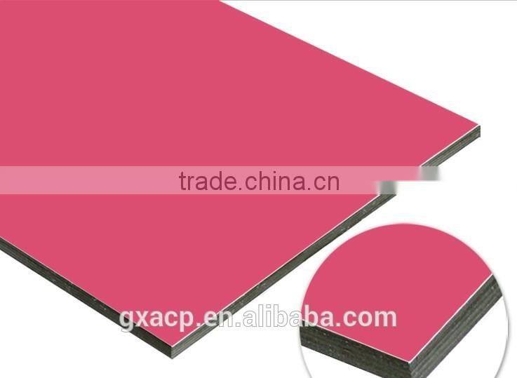 3mm 4mm broken aluminum composite panel ACP waterproof partition wall panel