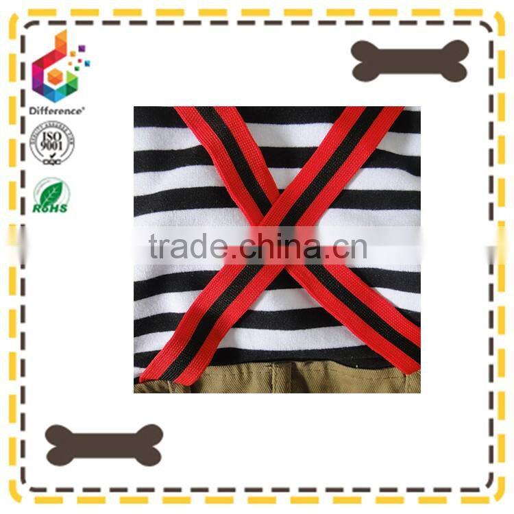 Pet coat pet cloth sailor stripe dress for boy dogs