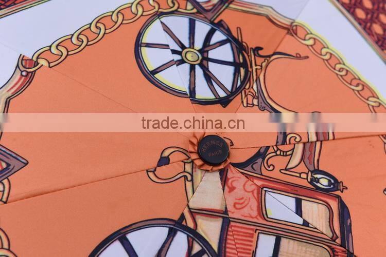 Wind is prevented bask in dual-use folding umbrella in the rain or shine