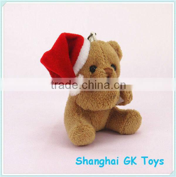 10cm Christmas Teddy Bear Keychain