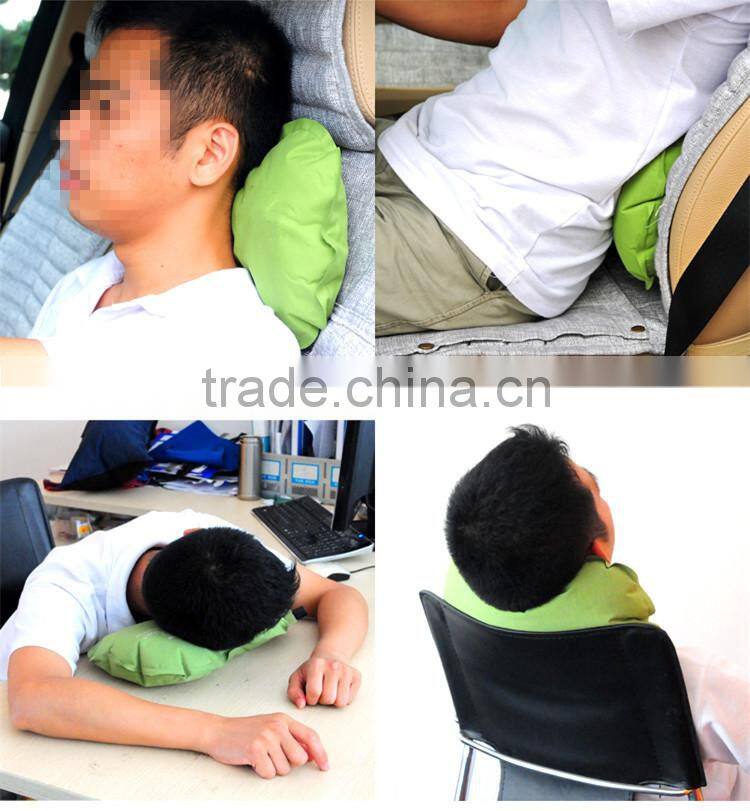 Outdoor travel TPU self inflatable camping pillow