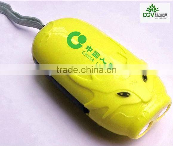 powerful hand-pressing flashlight