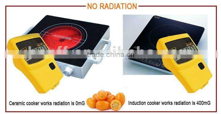 Stainless steel body single burner portable stove cooker hob ceramic glass