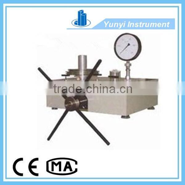 alibaba instrument used in measuring pressure dead weight tester