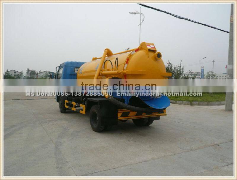 dongfeng small lifting sewage truck for sale