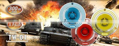 TW-01R red color Supper Aluminum Bullet Horn Tweeter speaker