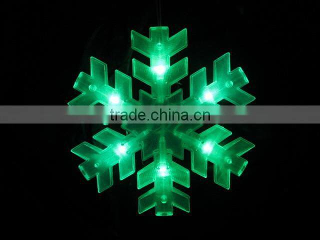 holiday colourful snowflakes shape led adornment light