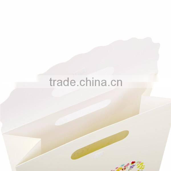 2016 hot sale paper shopping bag wholesale Kraft paper bag