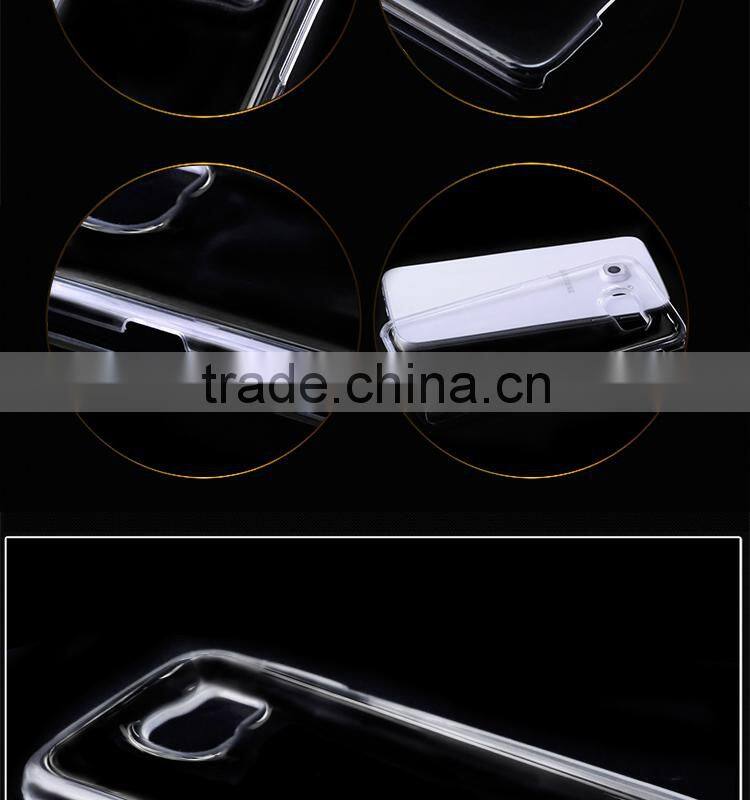 Protect camera leans for Samsung s6 edge pc transparent case cover