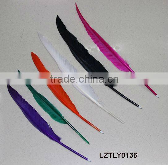 Promotional gifts Goose feather ink pens LZTLY0136