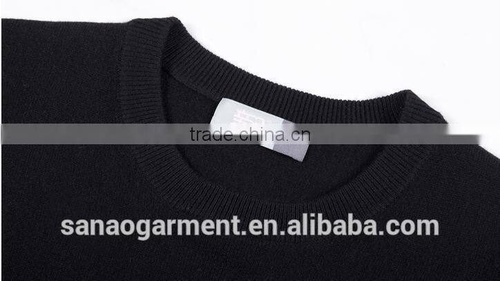 Pure color 100% pure cashmere sweater