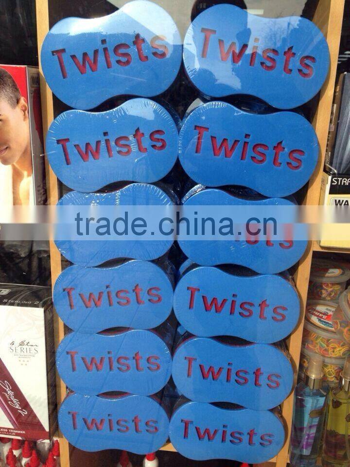 New Premium Fashion Magic Hair Twist Sponge Dreads Twisting Locks Dreadlocks Curl Brush Sponge Barber Hair Brush