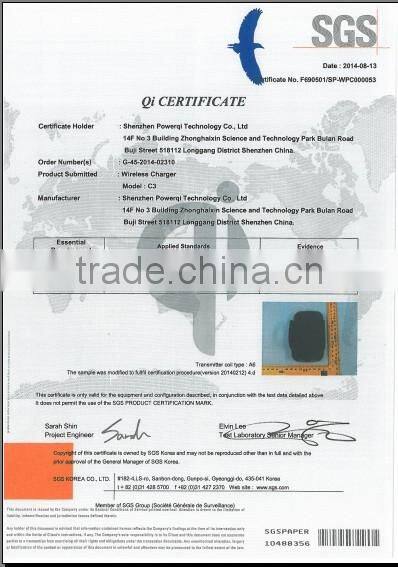 Qi enabled 10W fast wireless car charger dock for smart phones small MOQ available hot selling accessories (FC50)