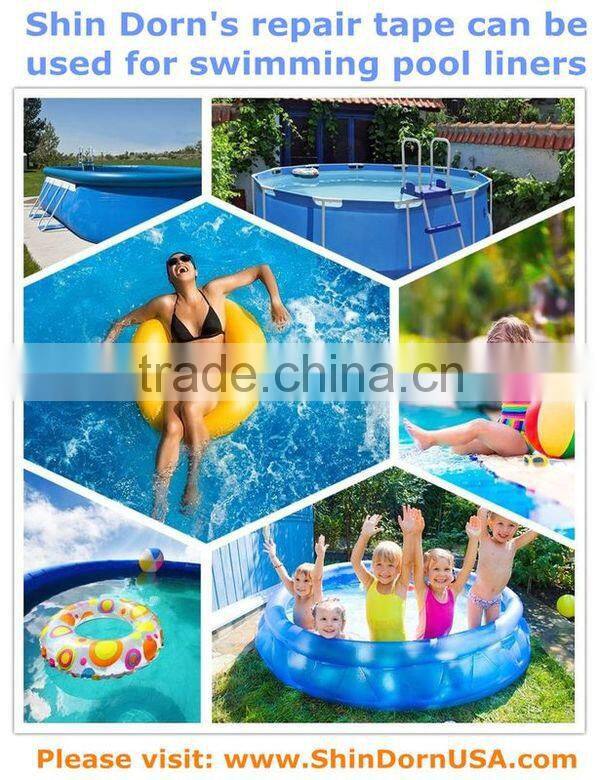 Heavy duty self adhesive waterproof patches for plastic pools