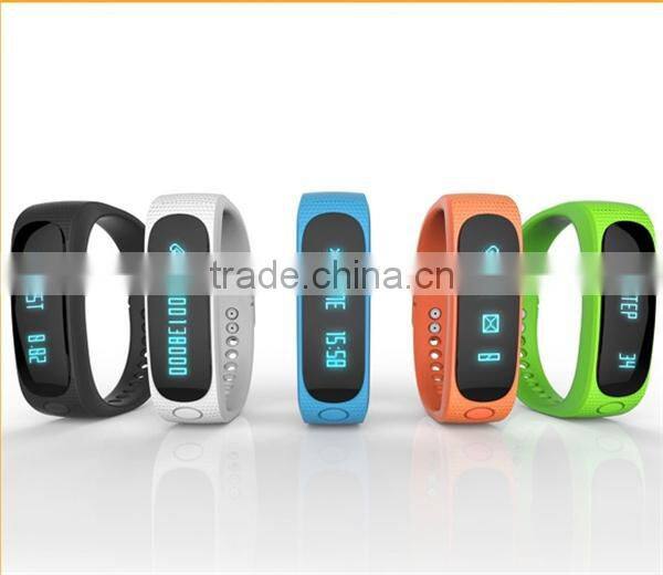 2015 Newest Factory Price High Quality E02 Smart Bluetooth Sport Bracelet