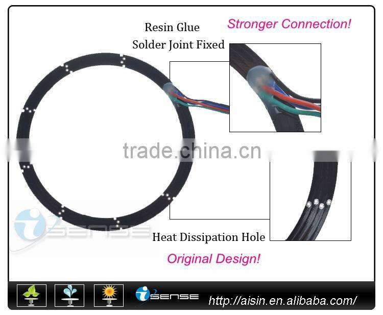 DRL White angel eyes, led driving light