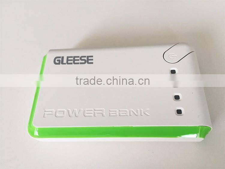 Gleese 2016 Portable Charger USB Smart Mobile Power Bank REAL 100% 6600mAh POLYMER battery