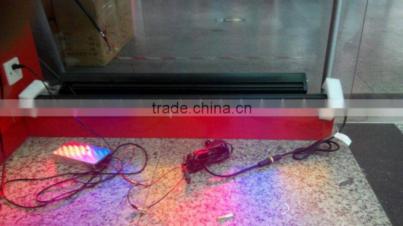 30inch 40 inch 50inch color change remote control led light bar, red, amber ,blue and white strobe light bar