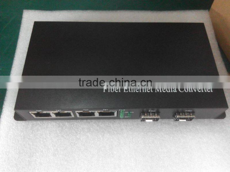 1 SFP 4 Ethernet Fiber Switch