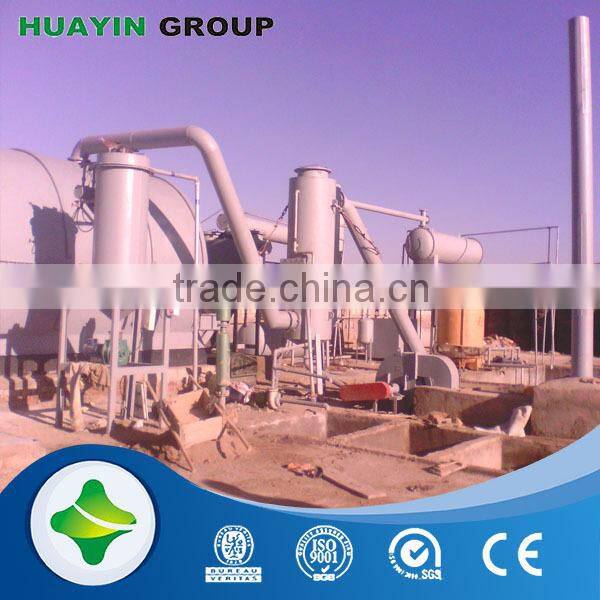 No smell during operation waste tyre recycling pyrolysis machine