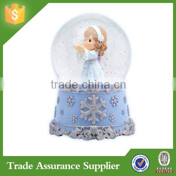 Custom christmas snow globe music snow globe