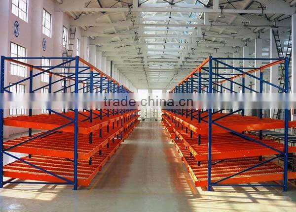 Flow through Racks for cartons in Nanjing,Factory custom warehouse gravity flow rack