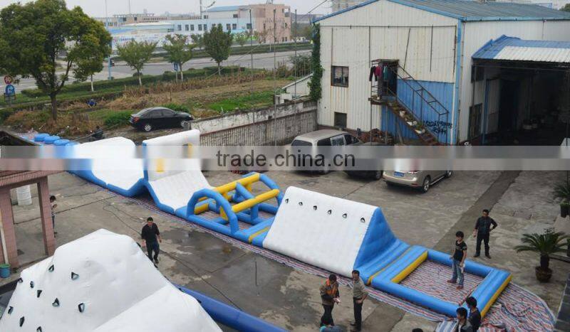Funny Inflatable Water Indoor Obstacle Course For Adults