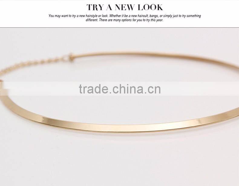 New Design Fashion Crystal Necklaces Women Luxury Statement Diamond Necklace Jewelry SKA8465