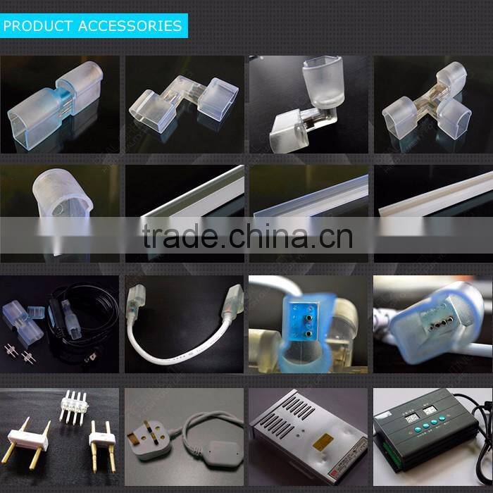 DC24V Outdoor & Indoor use Warm white LED neon flex rope light