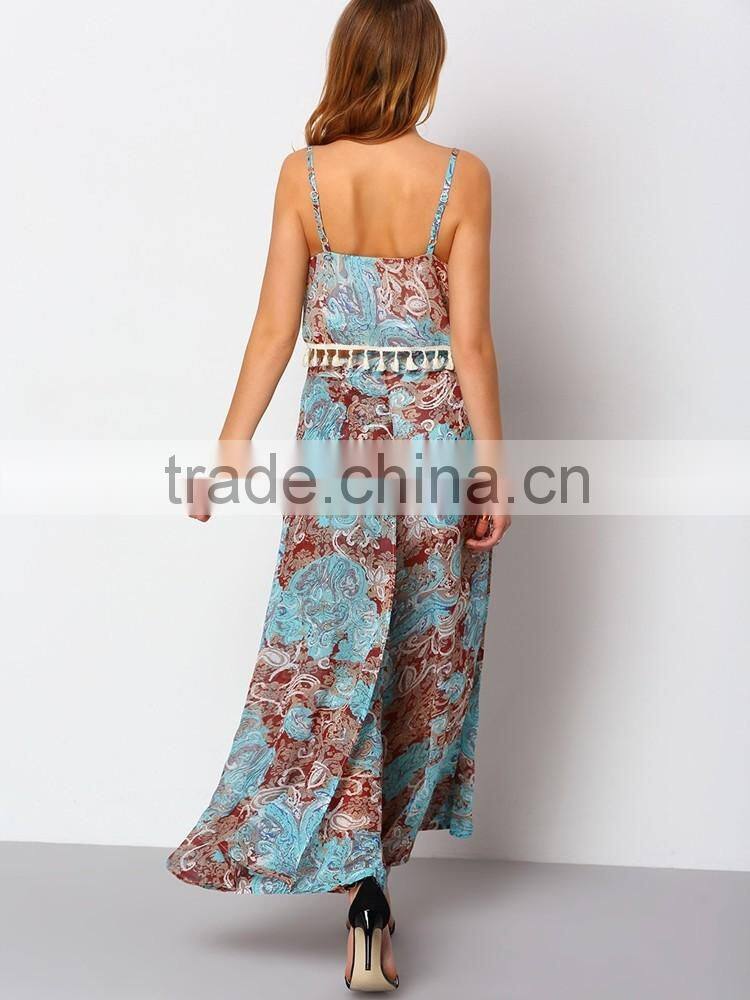 Camisole Sets with flared long pants