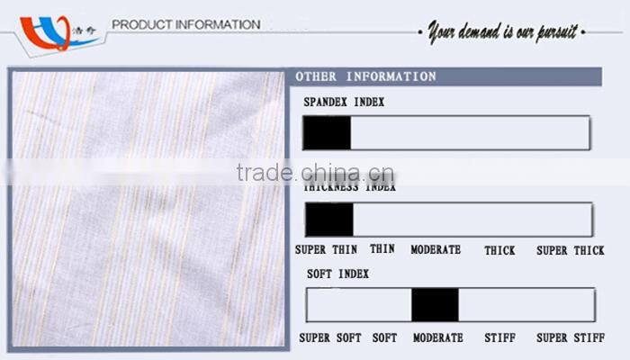 2014/2015 hot china Cotton yarn-dyed silver stripes fabric