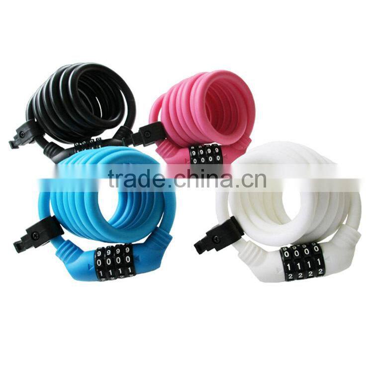 High security 4 digits code password combination bike bicycle lock