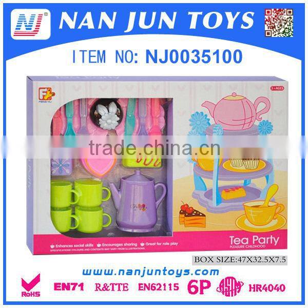 Kitchen Set Tea Cup And Saucer For Children Non-Toxic Kitchen Toy Set